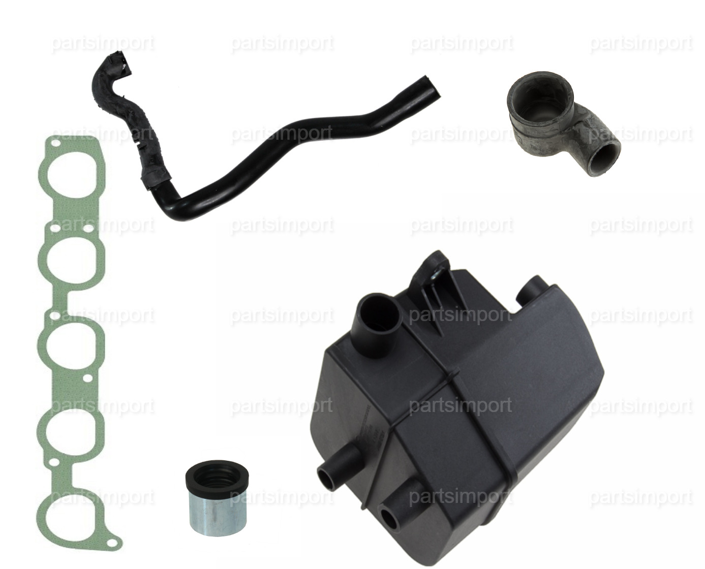 Oil Trap + Oil Trap Hoses + Intake Manifold Gasket for VOLVO S60 S80 XC70