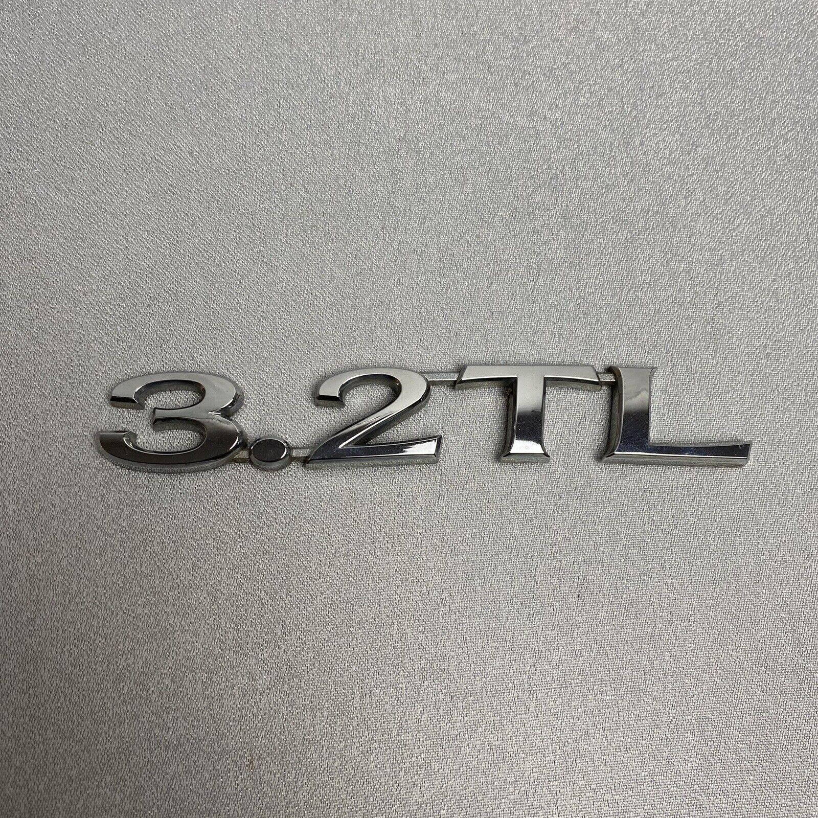 1999 - 2003 Acura TL Rear Trunk 3.2TL Emblem Logo Badge Chrome OEM