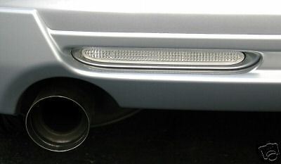 JDM CLEAR Rear Bumper Reflector For 04-08 Acura TSX / Honda Euro Accord CL7