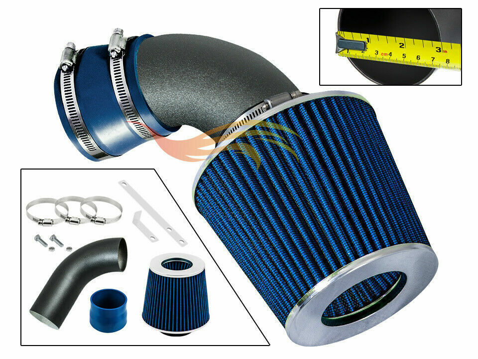 XYZ BLUE Air Intake Kit +Filter For 97-00 BMW E39 528i & 01-03 BMW 525i 530i
