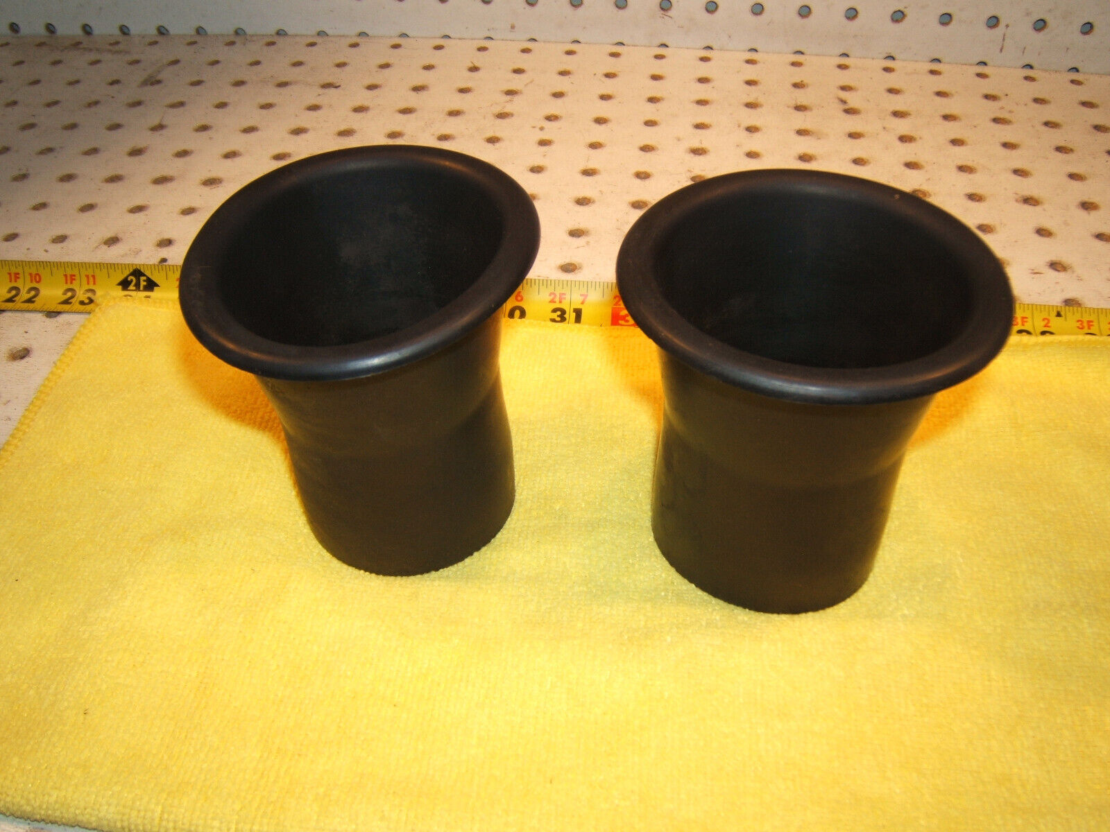 Maserati Quattroporte 1984 Under Hood motor intake front rubber 1 set of 2 Pipes