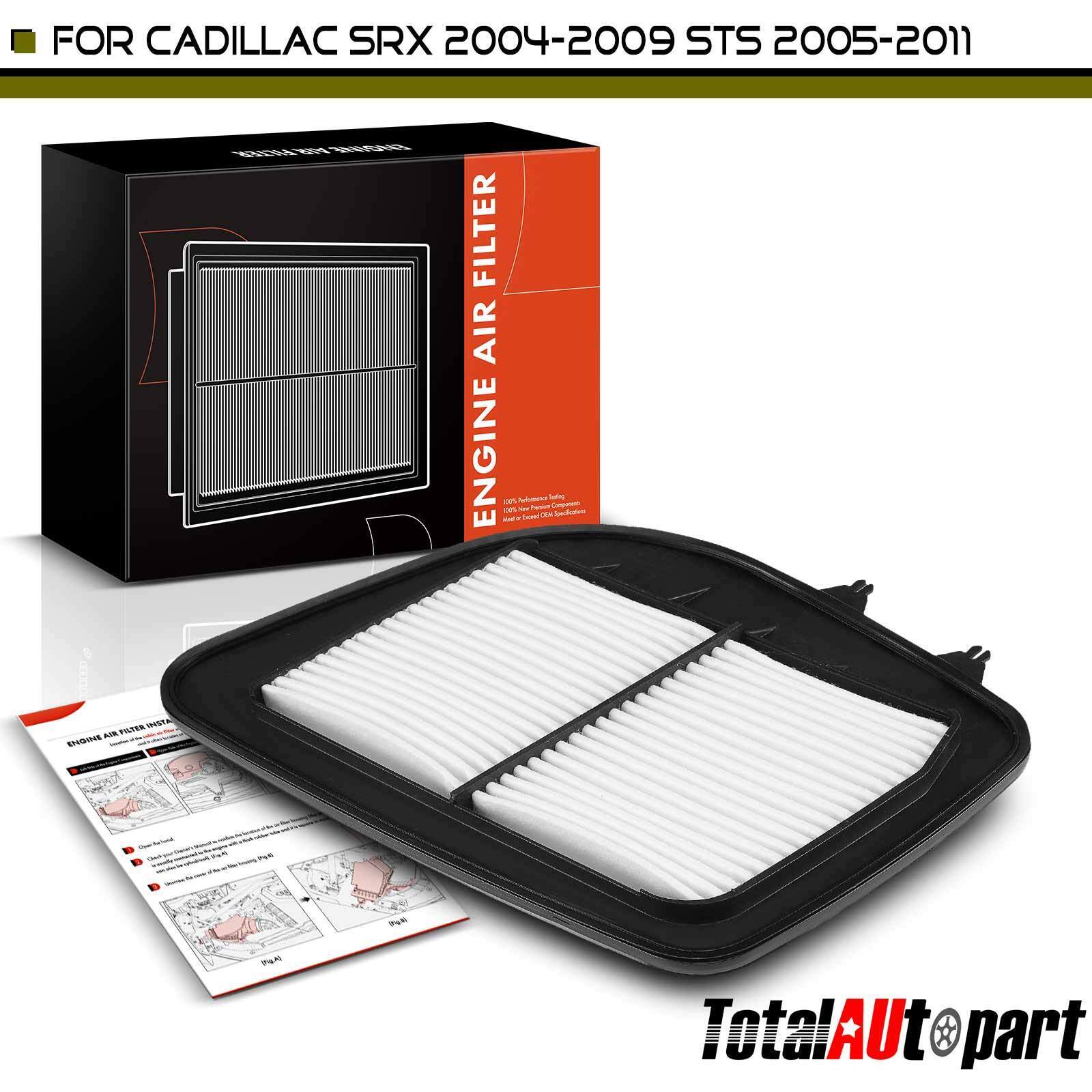 Engine Air Filter for Cadillac SRX 2004-2009 STS 2005-2011 3.6L 4.6L 61942864