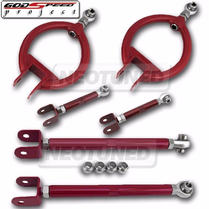 GODSPEED FOR 240SX S13 89-94 ADJUSTABLE REAR CAMBER + TOE + TRACTION SUSPENSION