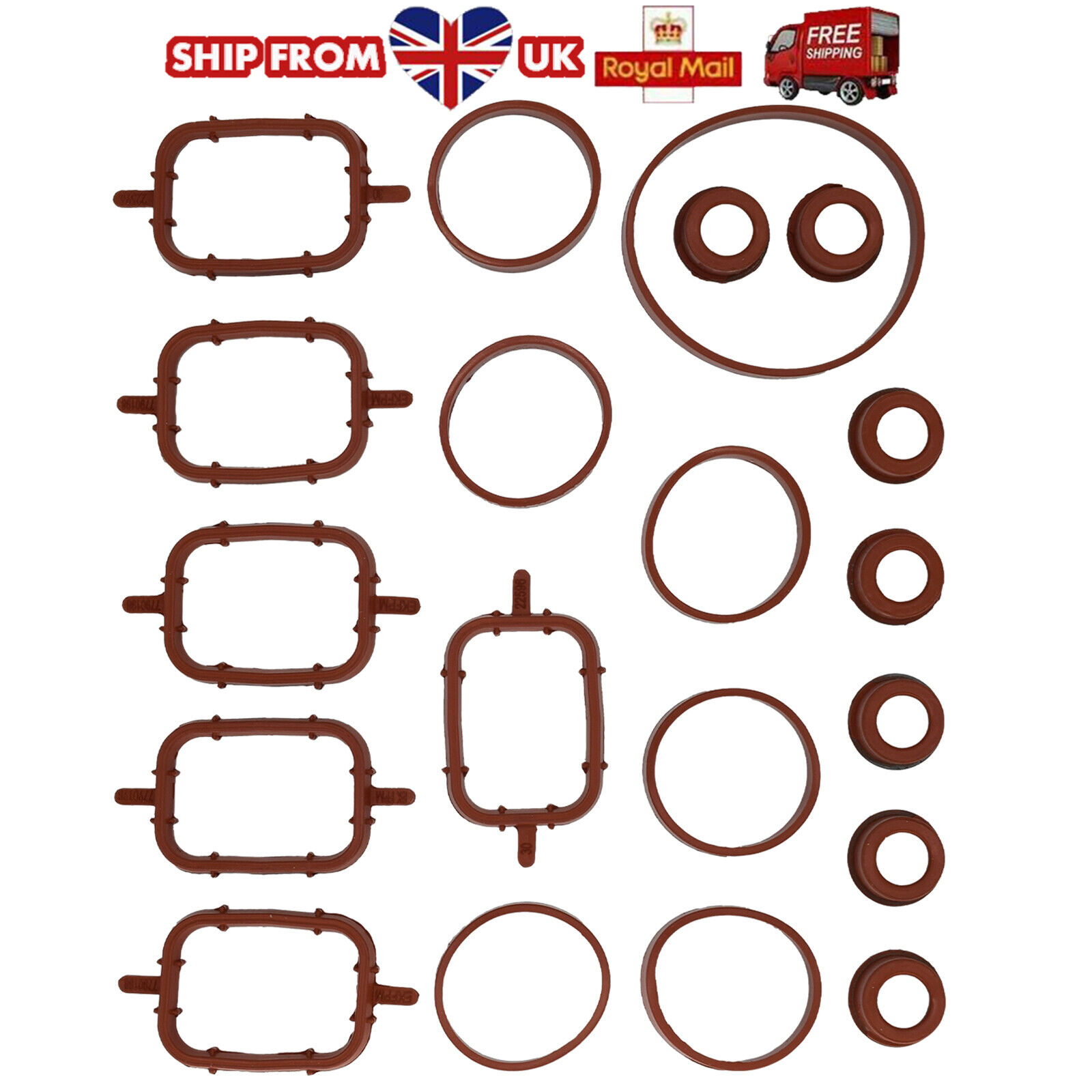 Diesel Intake Inlet Manifold Gasket Seal kit For BMW E70 E71 E72 F01 330xd 530d