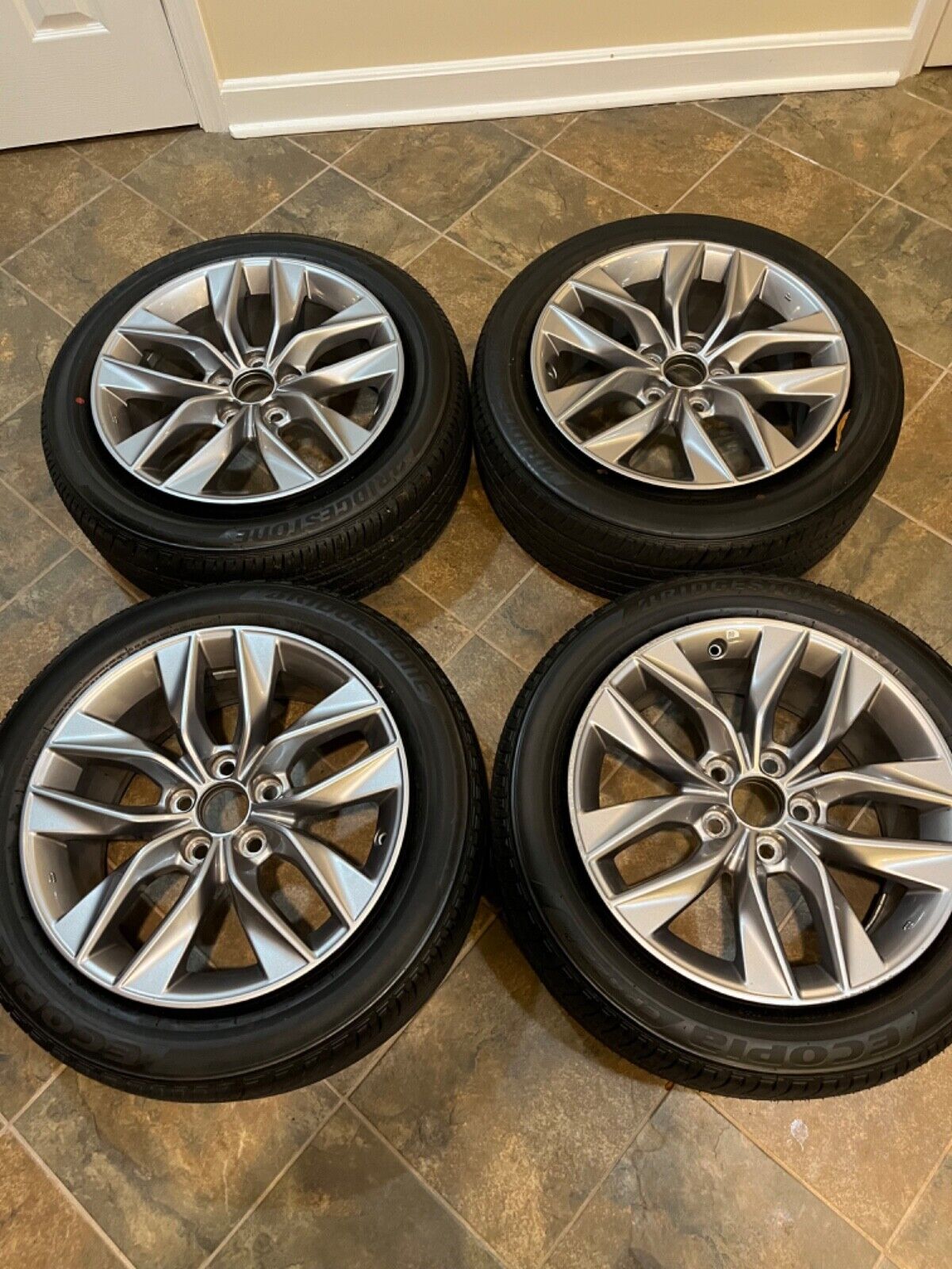 Toyota Avalon 17’ OEM Wheel Rims 2019-2022 with Bridgestone Tires (Set of 4)