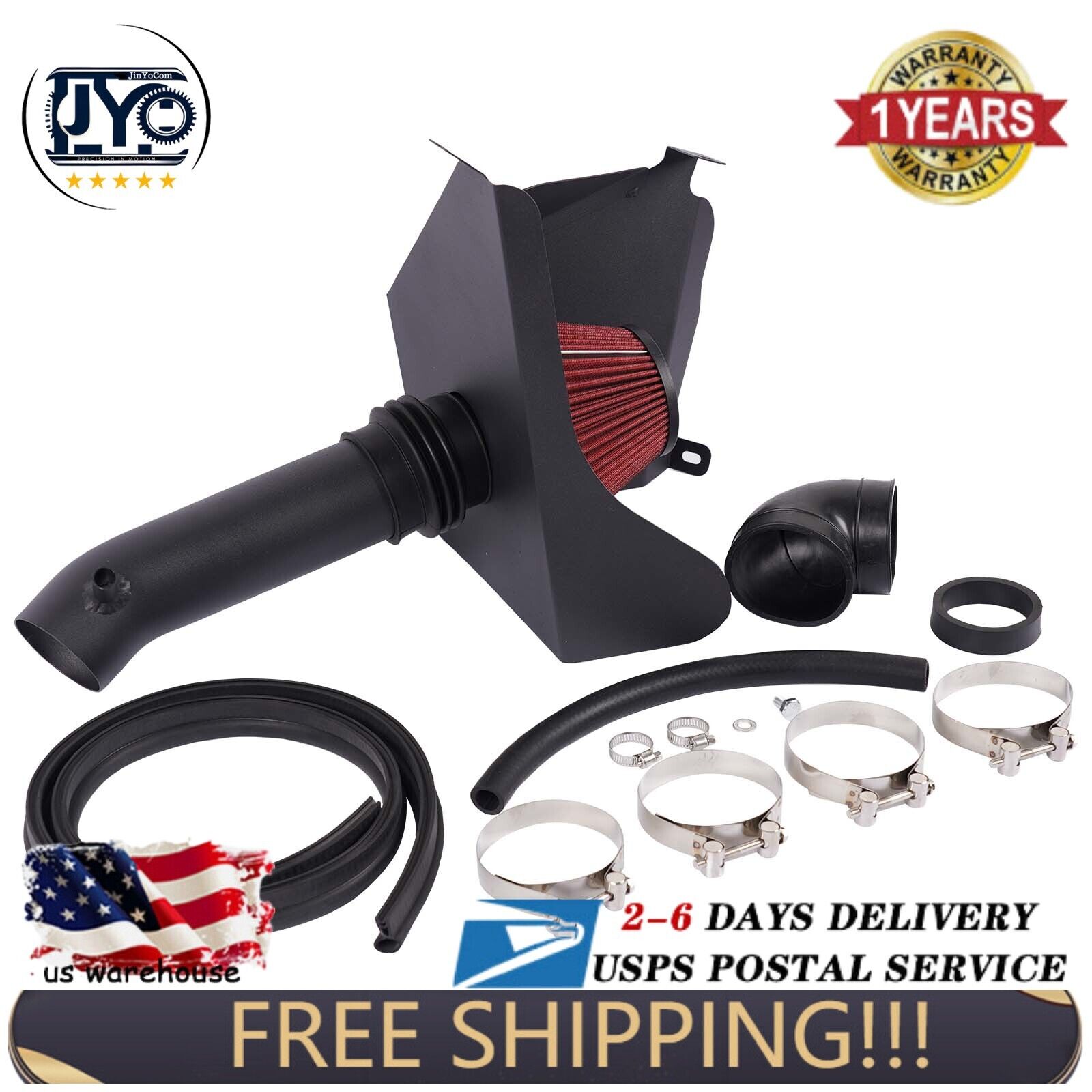 Cold Air Intake Set for 1991-2001 Jeep Cherokee XJ SE 4.0L l6 GAS OHV 10552