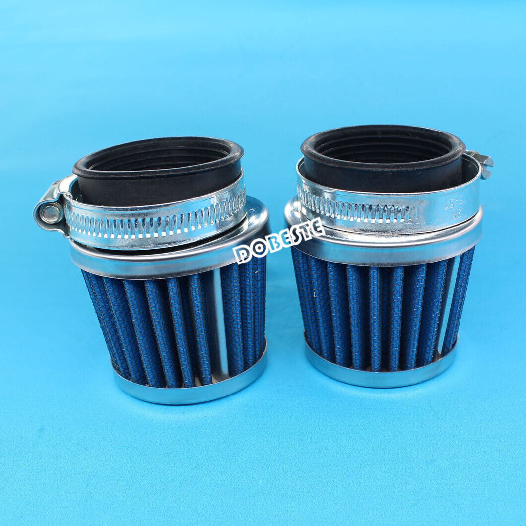 2 Pcs 38mm High Flow Air Filter For Off road Motorcycle ATV Quad Dirt Pit Bike