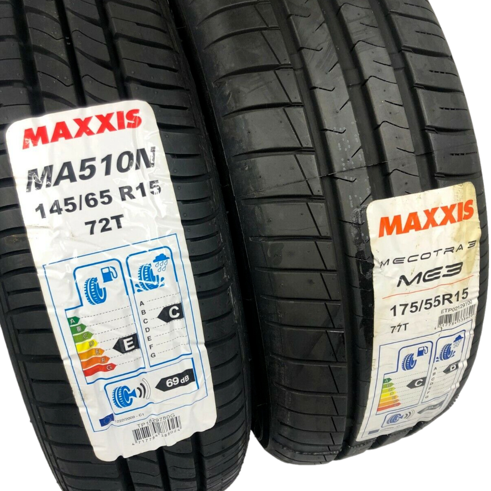 Smart fortwo 450 145/65 R15 + 175/55 R15 four-piece Maxxis summer tires 