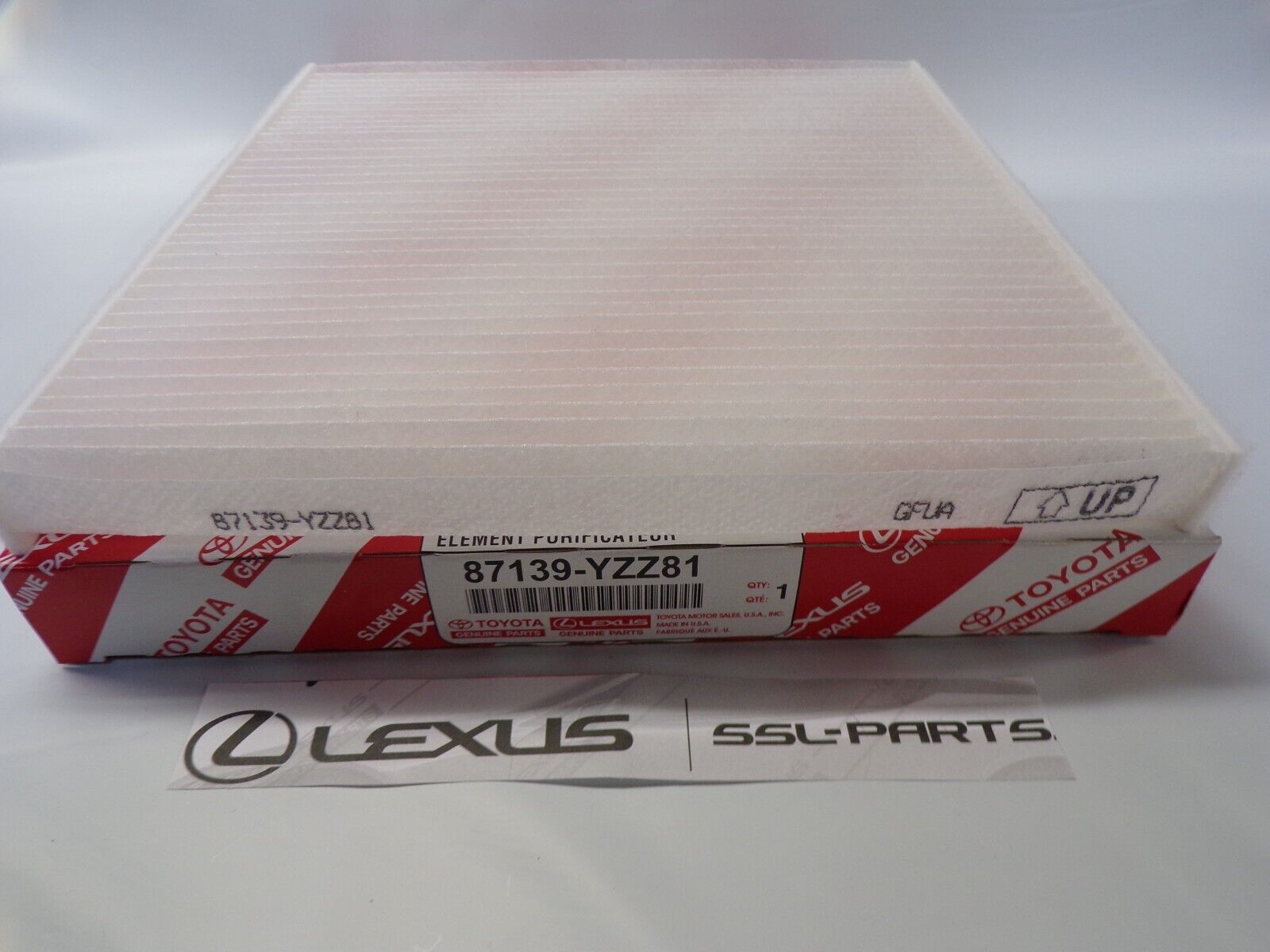 Lexus RX350 RX400H (2006-2009) OEM Genuine A/C CABIN AIR FILTER 87139-YZZ81