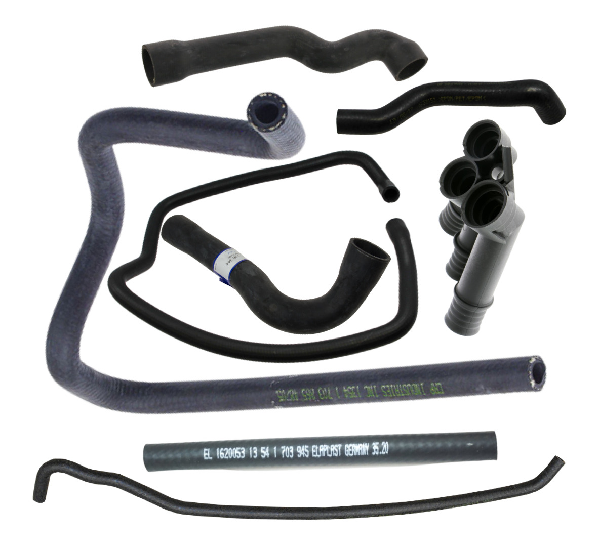 Coolant Radiator Water Hoses Kit for BMW 323i 323is 328i 328is M3 1996 - 1999