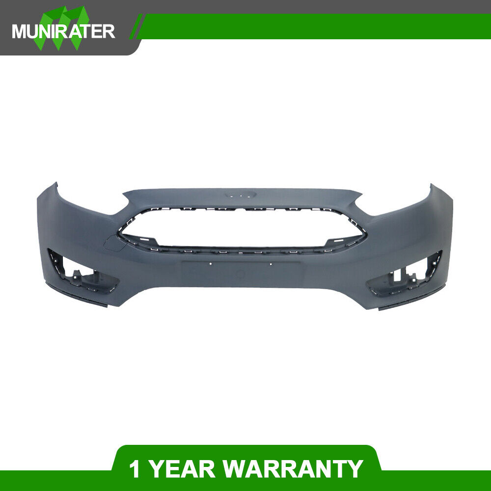 New Primed Front Bumper Cover For Ford Focus 2015 2016 2017 2018 S/SE/SEL