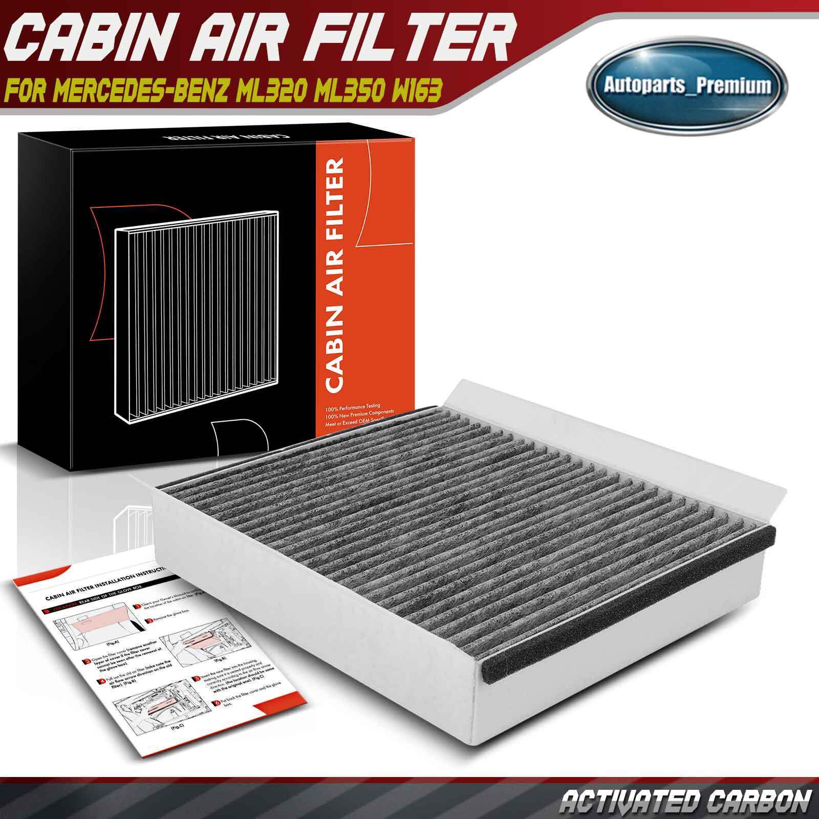 New Front Activated Carbon Cabin Air Filter for Mercedes-Benz ML320 ML350 W163