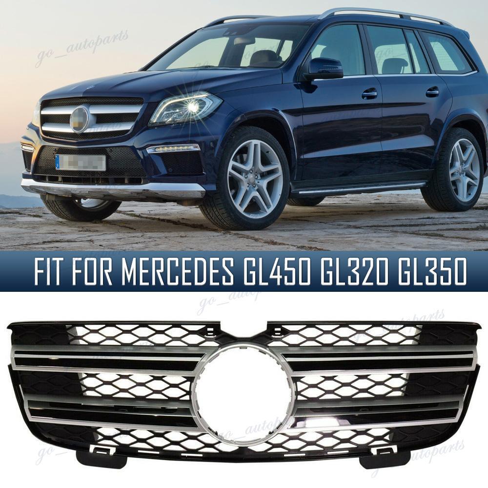 Replacement For 2007-2009 Mercedes-Benz GL-Class GL320 GL450 Front Bumper Grille