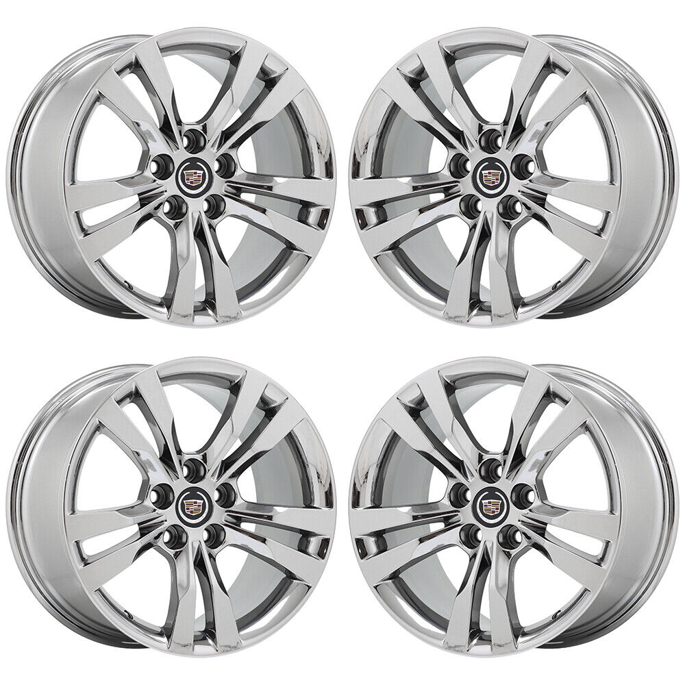 18x8.5 18x9.5 Cadillac CTS V-Sport PVD Chrome wheels rims Factory OEM 4717 4719