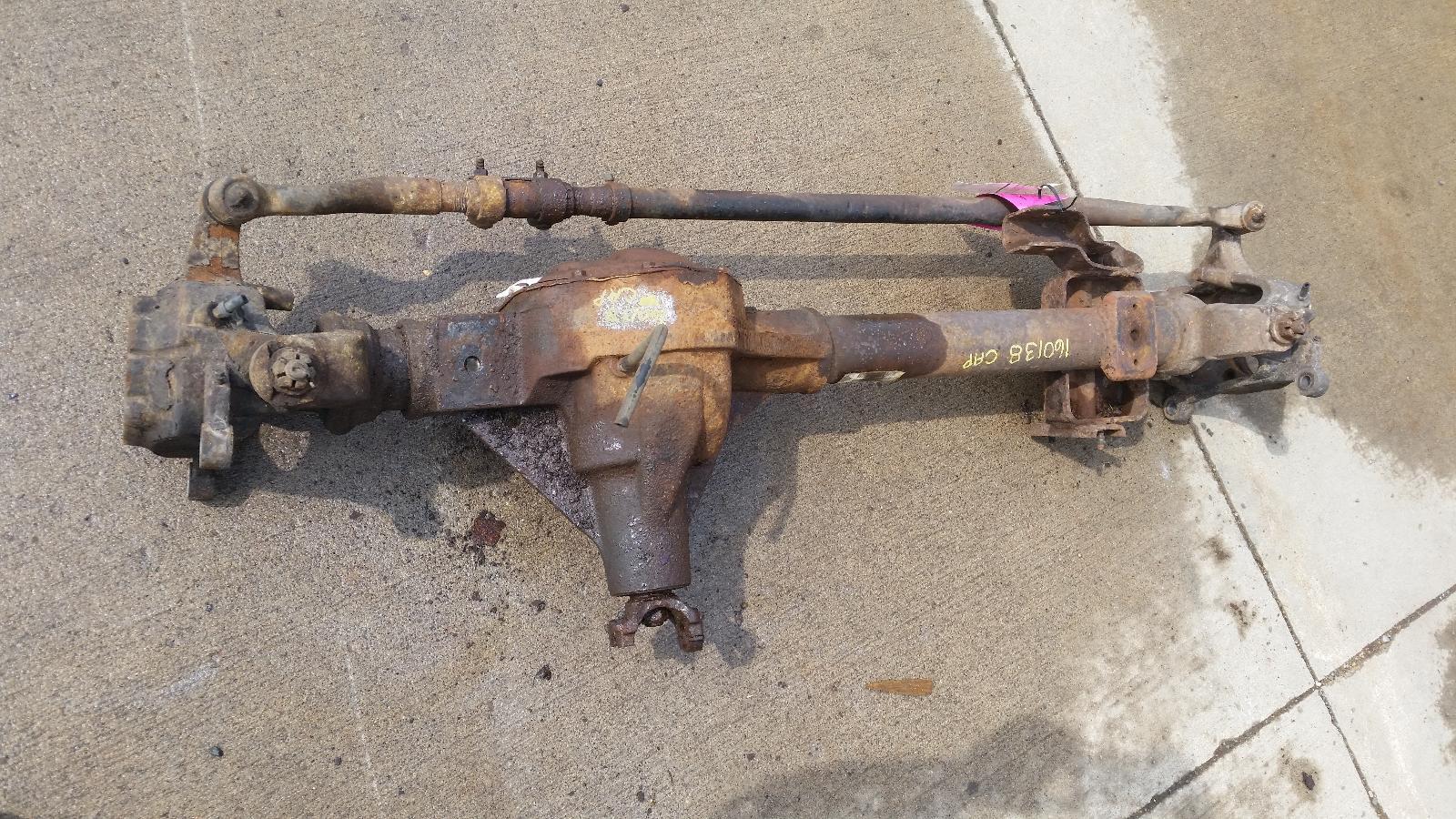 Used Front Drive Axle Assembly fits: 2004  Ford f350sd pickup 4 wheel ABS 3.