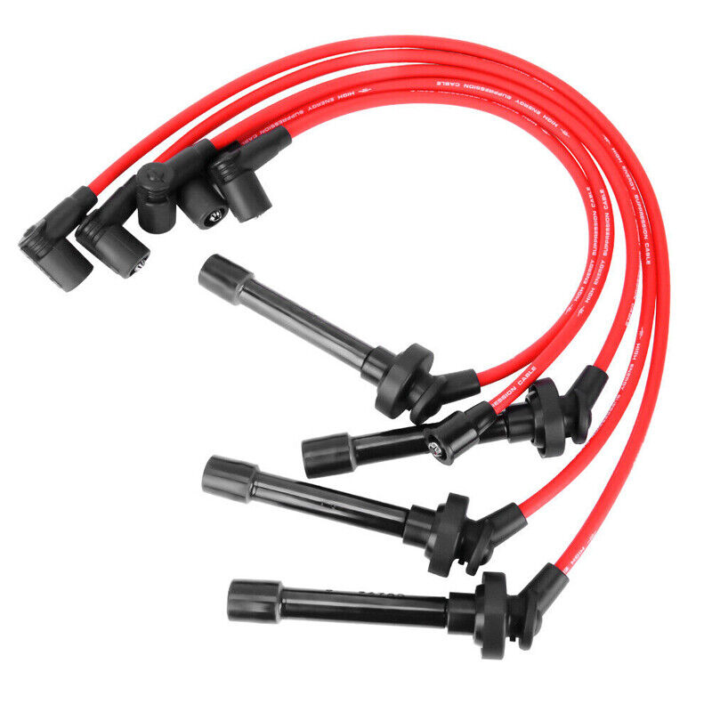 Spark Plug Wire Set For Honda Civic Del Sol 92-00 EG EK EJ D15/d16 Spiral Core