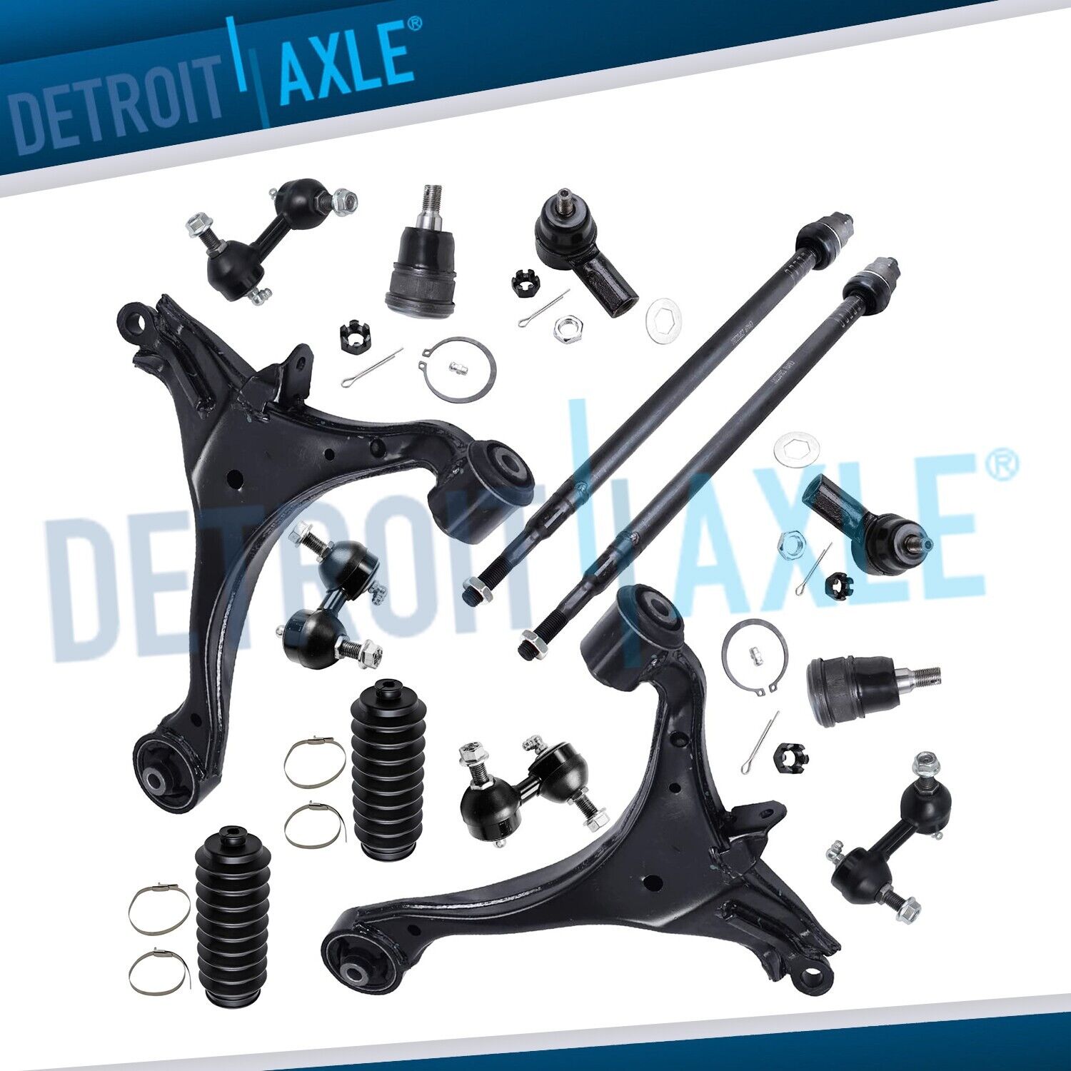 Complete Front and Rear Suspension Kit for 2001 2002-05 Honda Civic Excludes SI