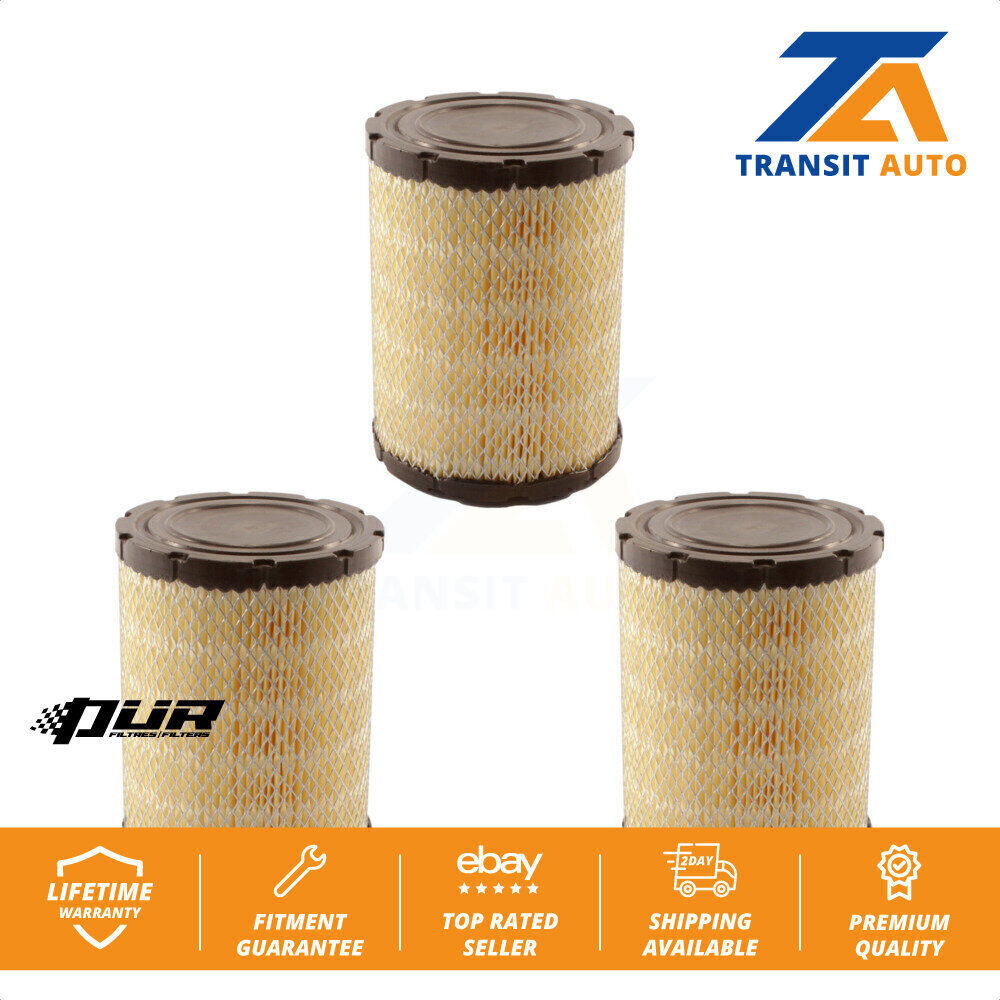 Air Filter (3 Pack) For Chevrolet Trailblazer GMC Envoy Saturn Ion EXT XL Blazer