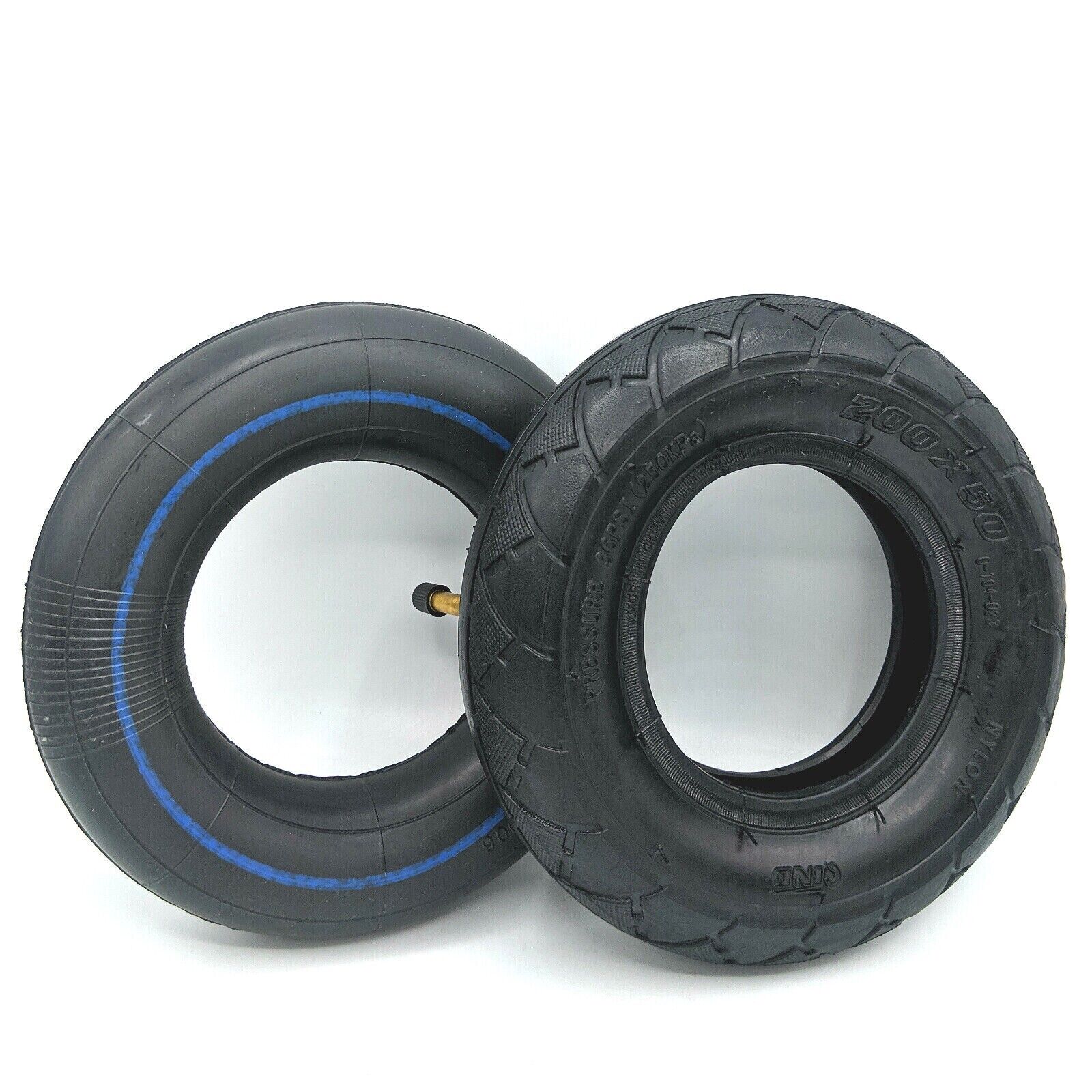 200x50 Razor Tire and Inner Tube for Go Cart Scooter