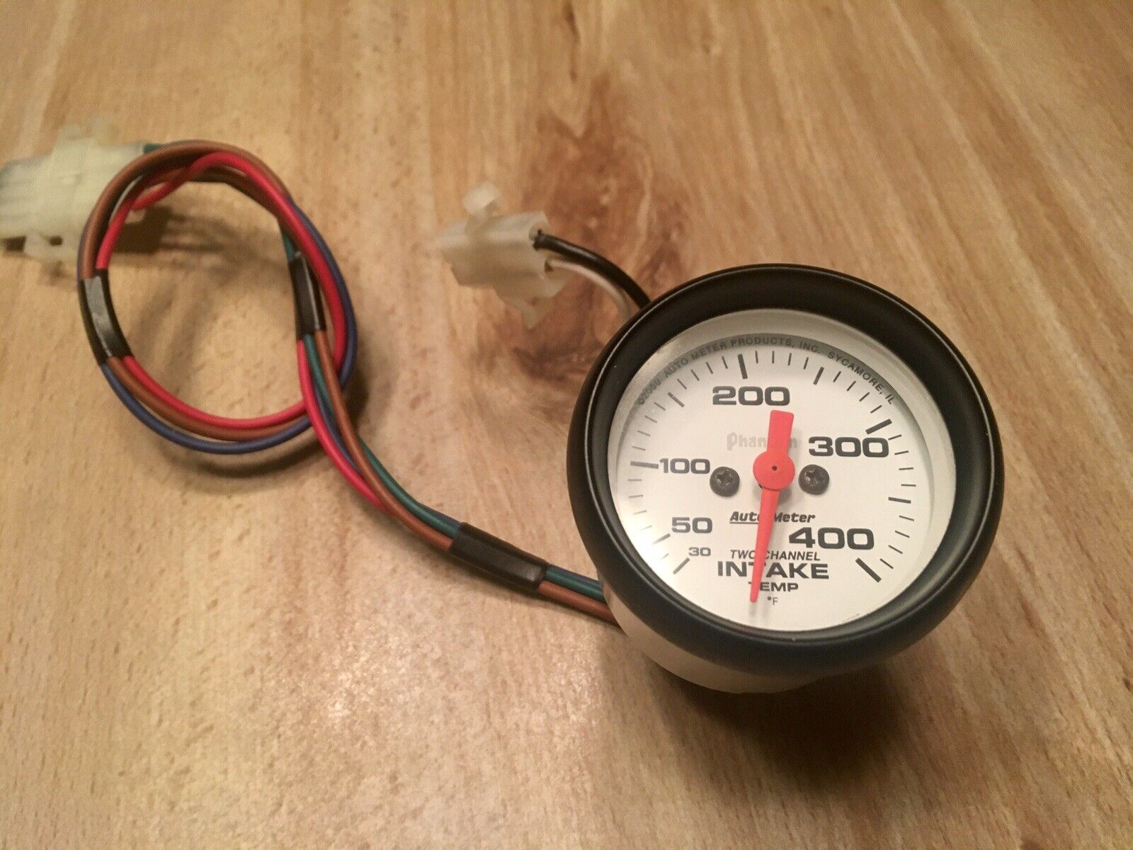 Auto Meter Phantom Intake Air Temp Gauge 400 Degrees 5773 2 Channel - For Parts