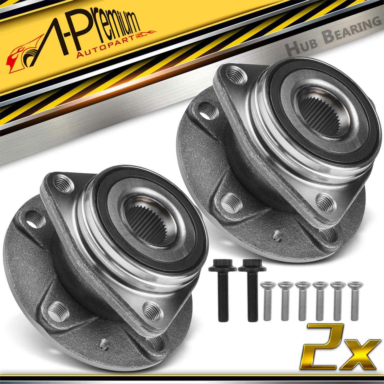 Wheel Hub Bearing Assembly Front Left & Right for Volkswagen Golf R Audi A3 S3