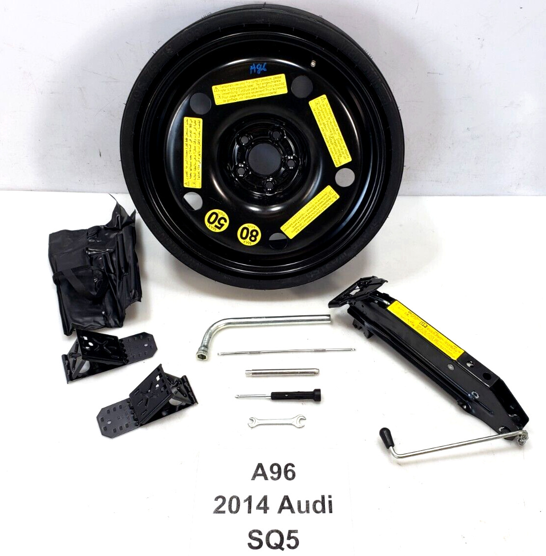 ✅ 2013-2017 OEM Audi SQ5 Emergency Spare Tire Wheel Rim R18 18x6J ET32 195/75