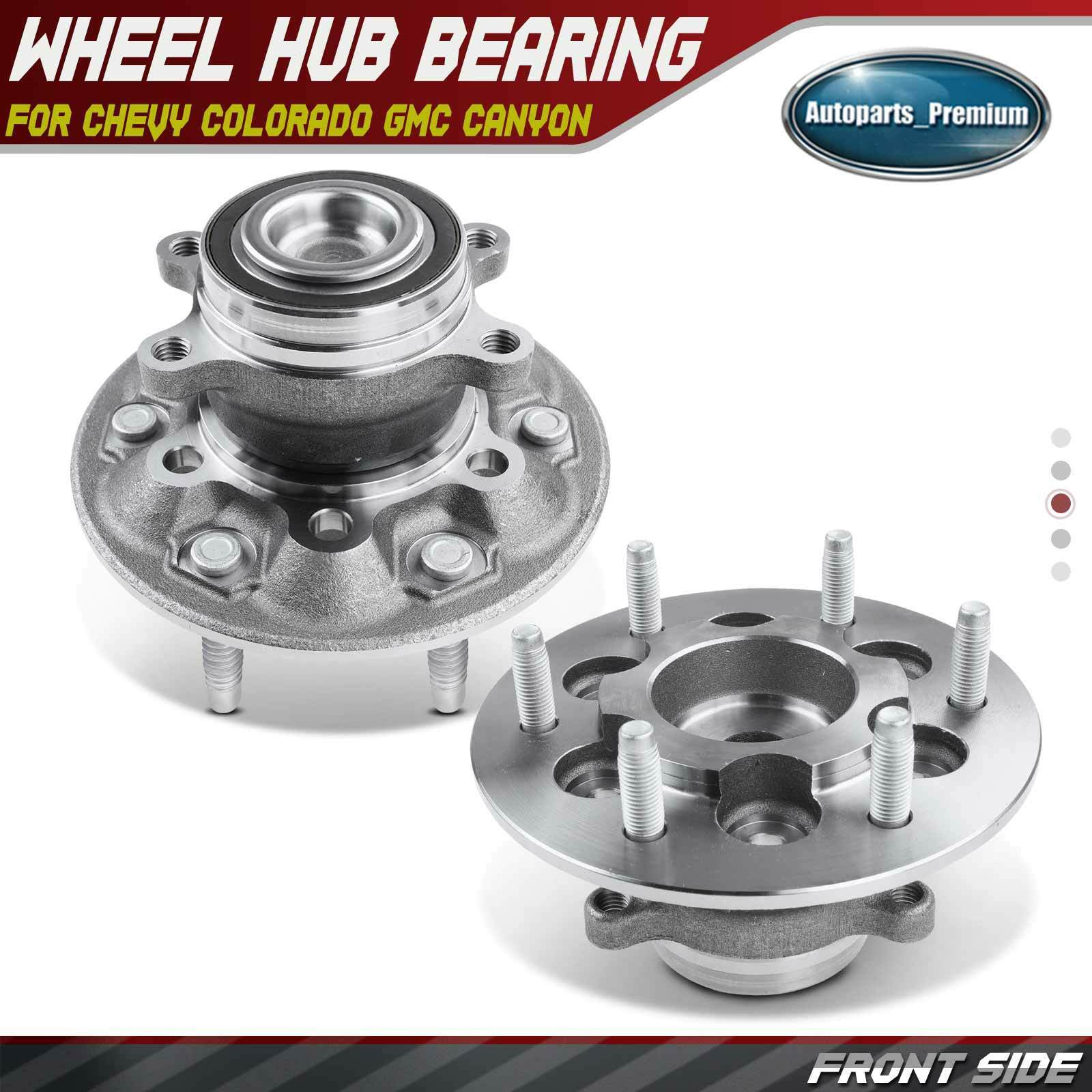 2x Front Sides Wheel Hub Bearing Assembly for Chevrolet Colorado GMC Canyon RWD