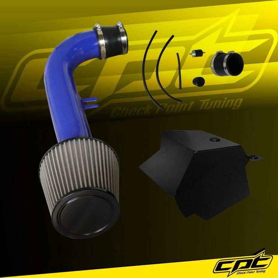 For 15-16 Audi A3 2WD 1.8L/2.0L Turbo Blue Cold Air Intake + Stainless Filter