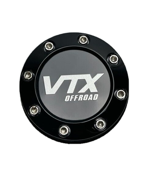 VTX OffRoad Gloss Black Snap In Wheel Center Cap C-FM291-1