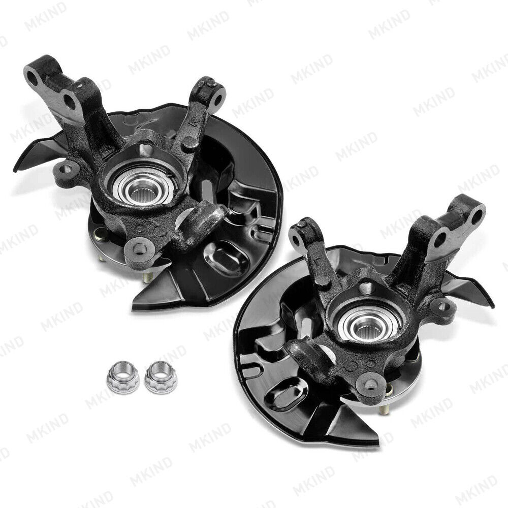 For 2003-06 Toyota Matrix 1.8L AWD Pair Front Wheel Hub Bearing Knuckle Assembly