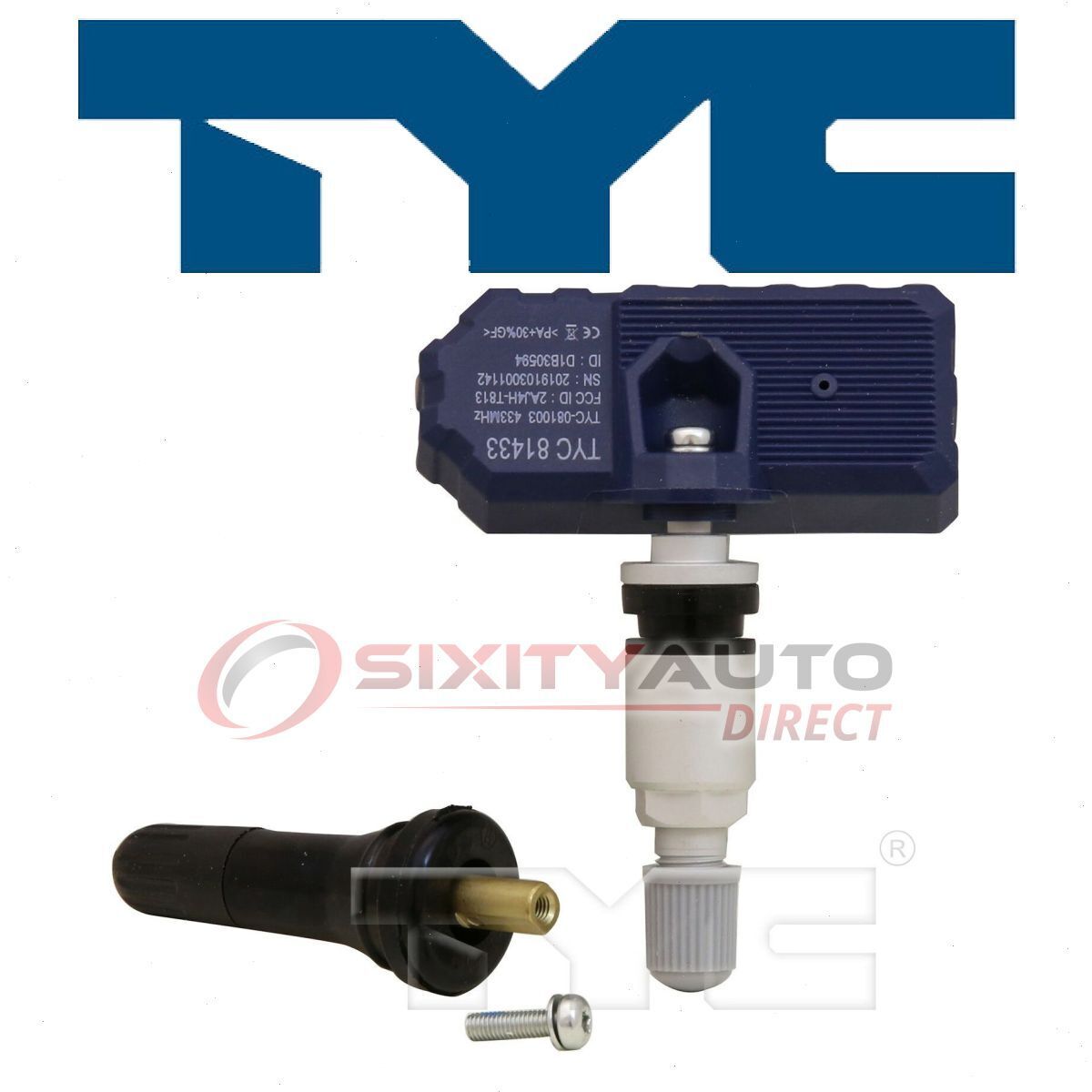TYC TPMS Programmable Sensor for 2018-2020 Bugatti Chiron Tire Pressure yy