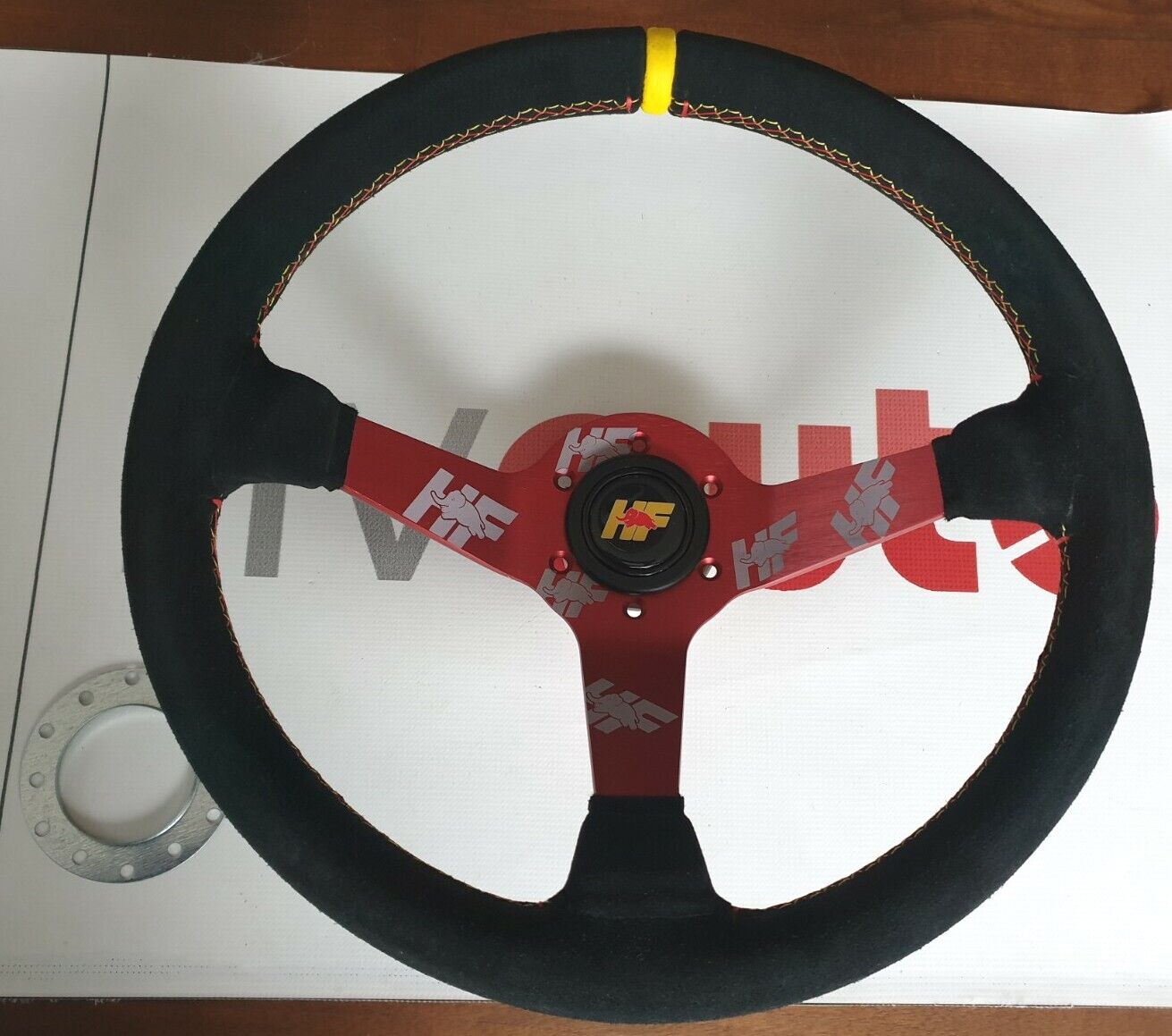 Sports steering wheel suede steering wheel Lancia Delta RF integral & Evo 350mm/80mm