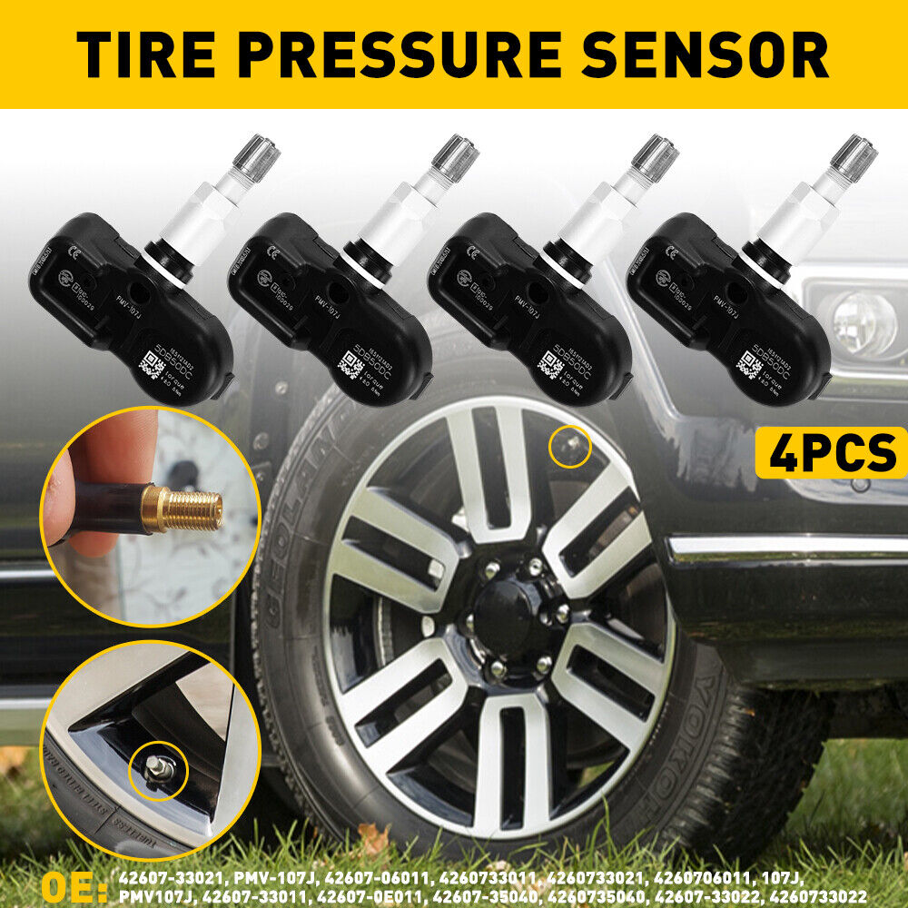 4 PCS New TPMS Tire Pressure Monitoring Sensors For 2008-2011 Lexus GS450h GS460