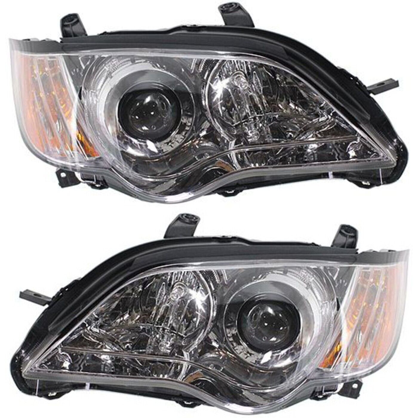 Headlight Assembly Set For 2008-2009 Subaru Outback Left Right Halogen With Bulb