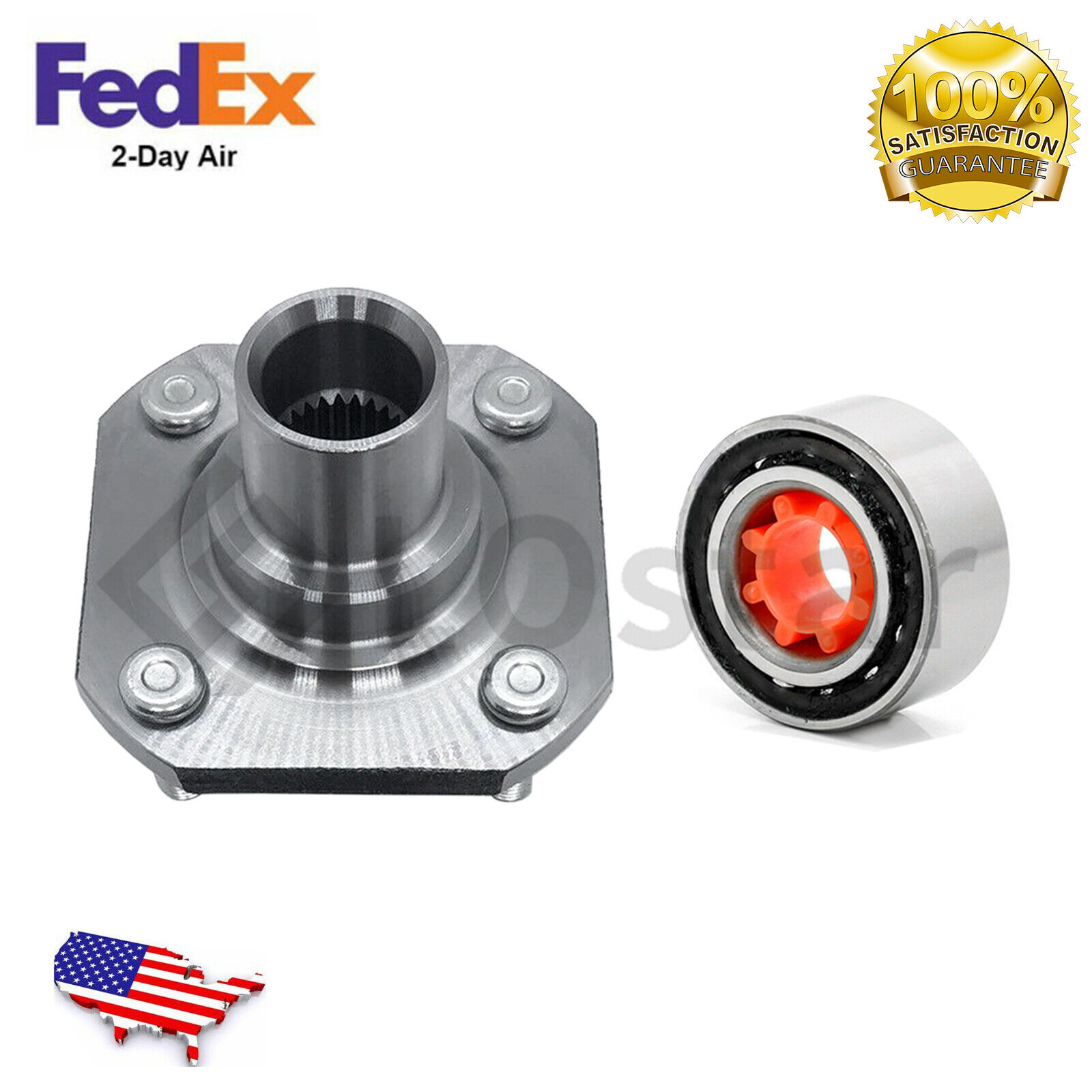 New Front Wheel Hub & Bearing Assembly Fits Toyota Tercel Paseo