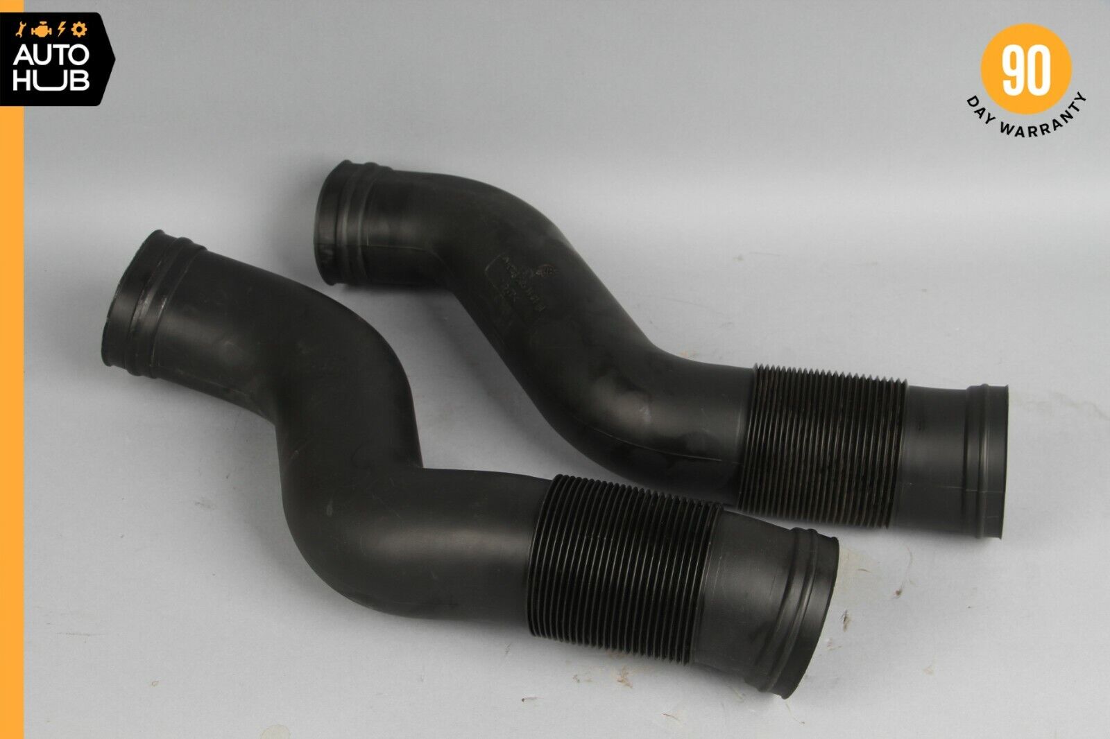 06-12 Mercedes X164 GL550 ML500 Air Intake Duct Pipe Hose Right & Left Set OEM