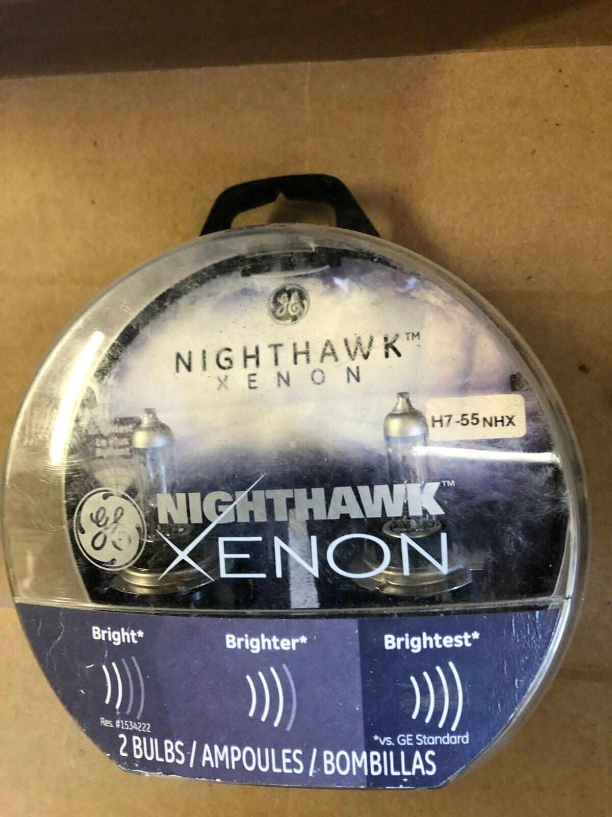 GE NIGHTHAWK XENON H7-55NHX BULBS