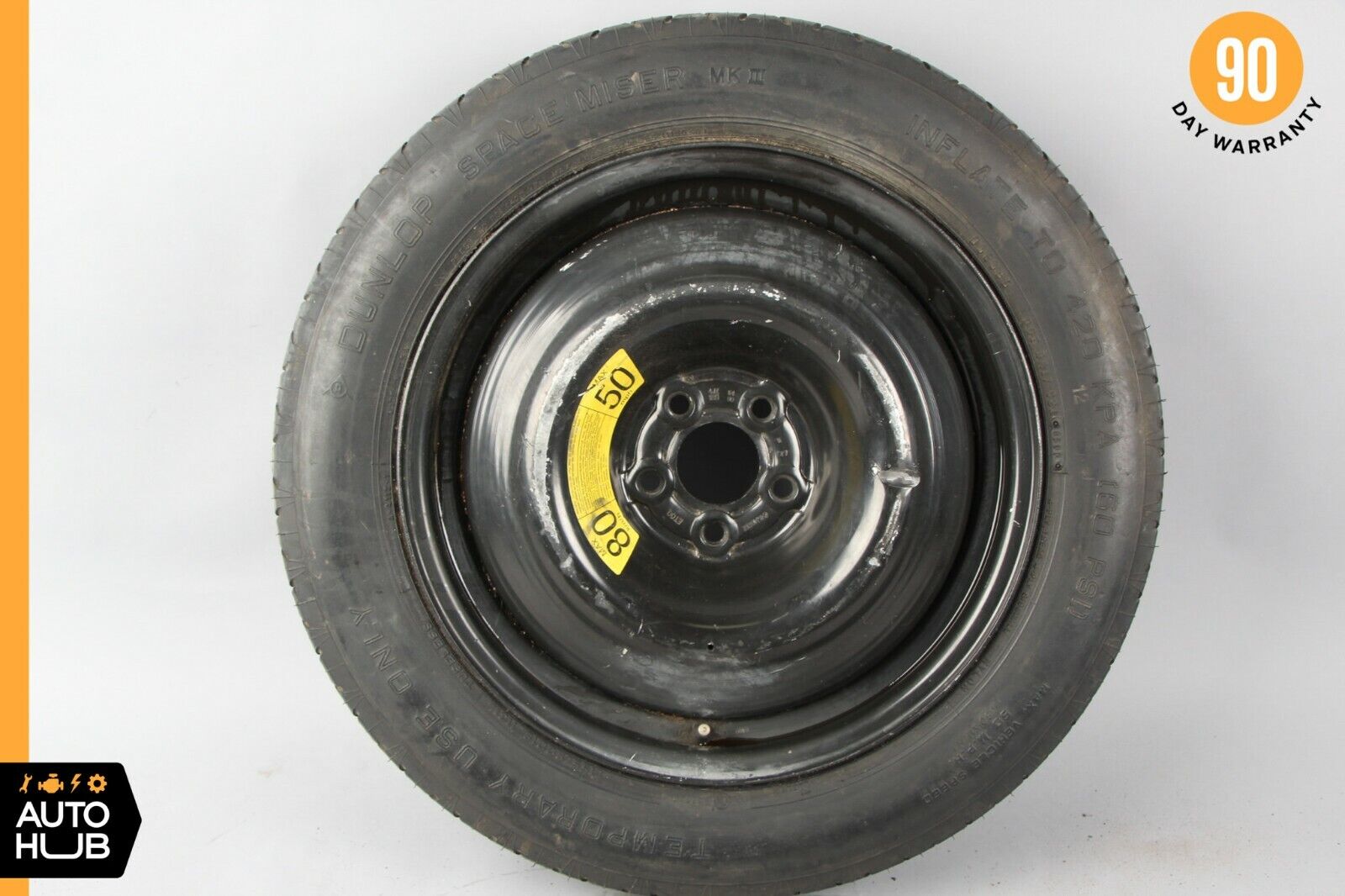 98-05 Mercedes W163 ML320 ML430 ML55 Emergency Spare Tire Wheel Donut Rim OEM