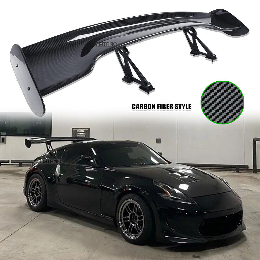 For Nissan 350z 370z 45'' Rear Trunk GT-Style Spoiler Wing Adjustable ABS Carbon