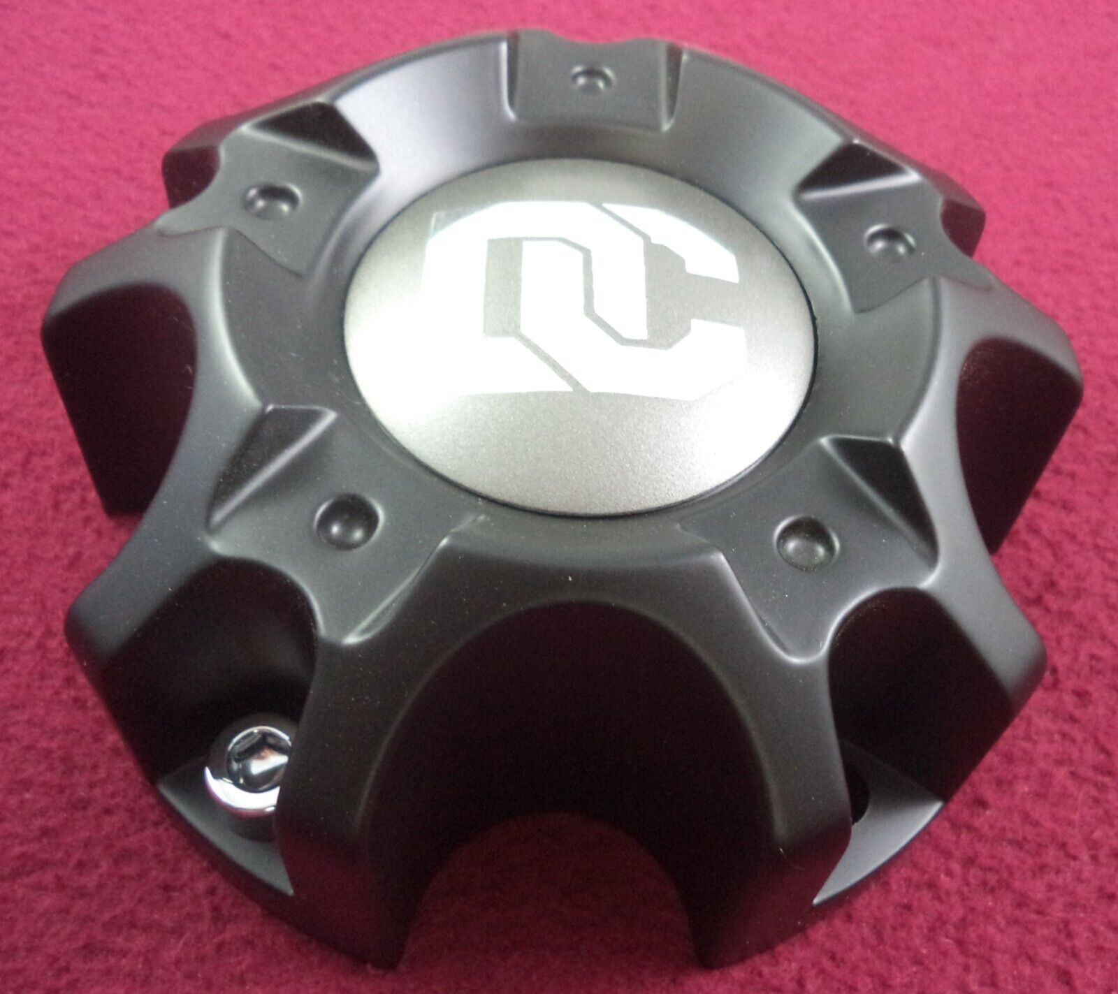 Dick Cepek Wheels Matte Black Custom Wheel Center Cap #CAP-WX02-114.3-127-5H (1)