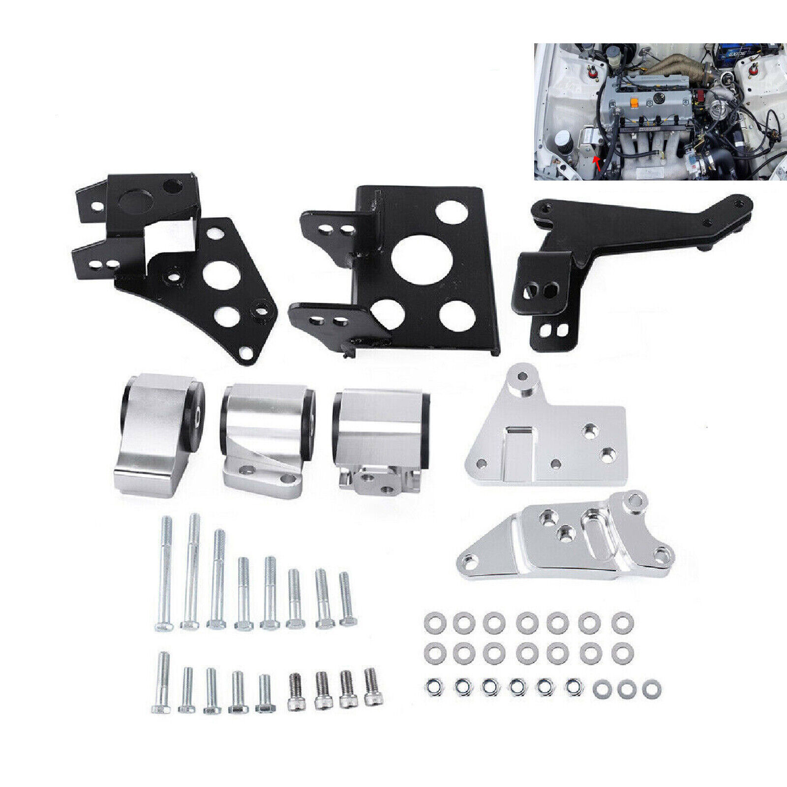✨K-Series Engine Mount Bracket K-Swap EK 96 97 98 99 00 for Honda Civic K20 K24