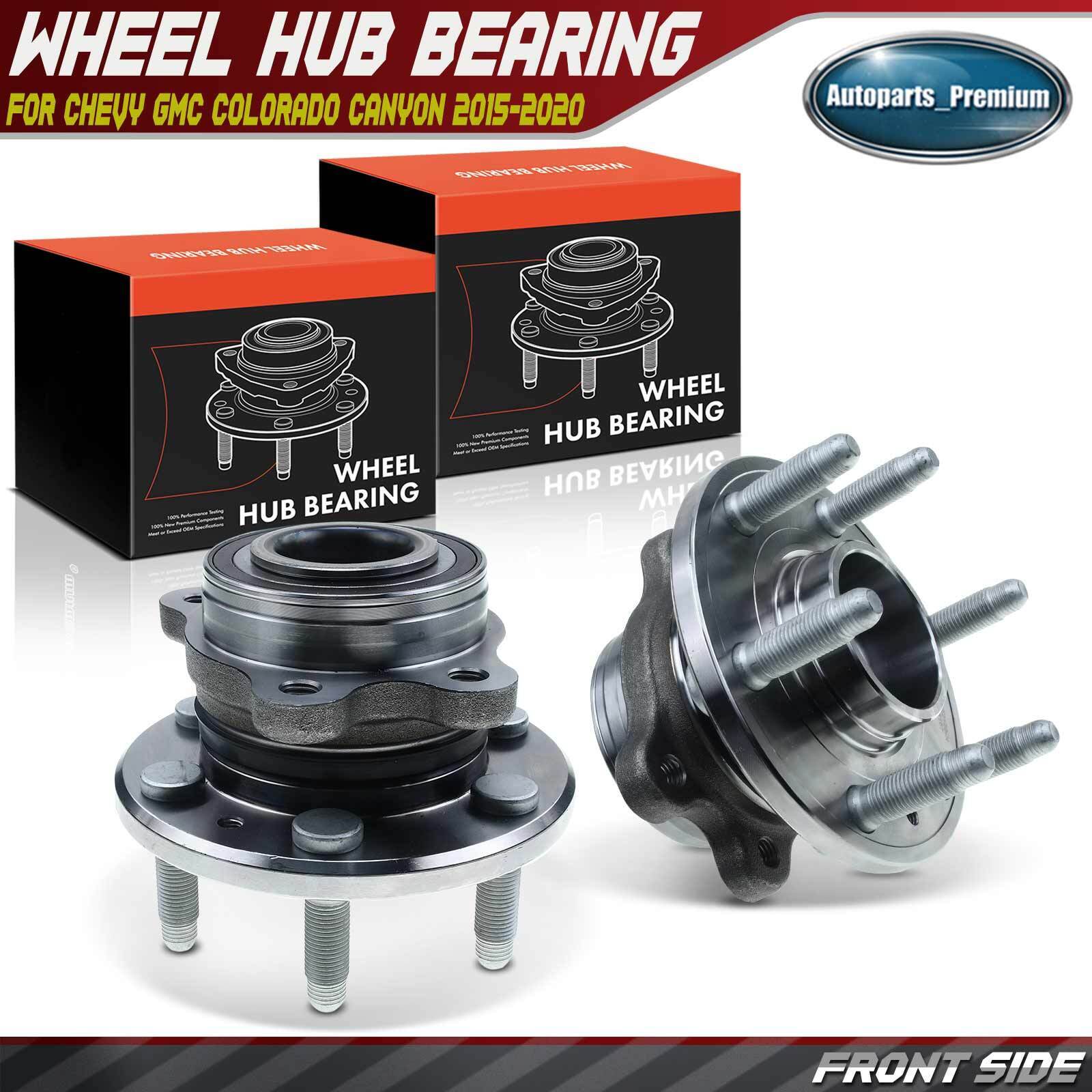 Front LH & RH Wheel Hub Bearing Assembly for Chevy GMC Colorado Canyon 2015-2022