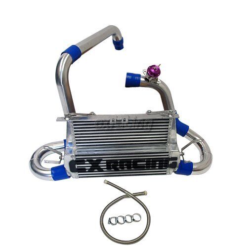 CX FMIC Alum Double core Intercooler Kit For 07-09 Mazdaspeed3 1st Gen Blue