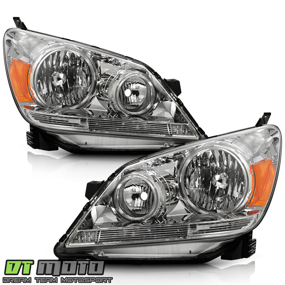 For 2005 2006 2007 Honda Odyssey Replacement Headlights Headlamps Left+Right