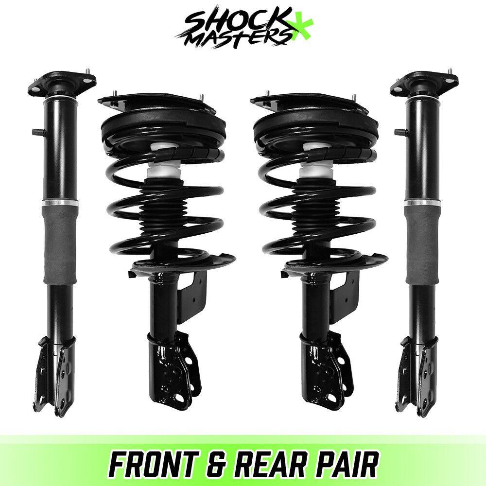 Front Complete Struts & springs Rear Air Shocks for 1987-1990 Cadillac Deville