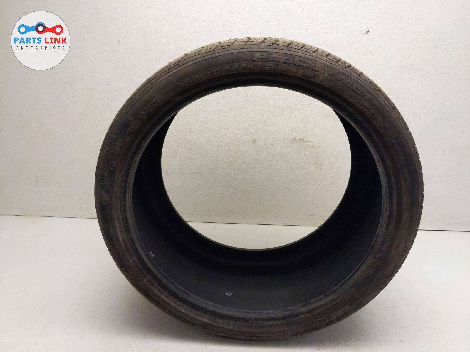 1 TIRE CONTINENTIAL PROCONTACT RX 305/30R21 104H M+S 80% 2020 8/32NDS NO PATCH