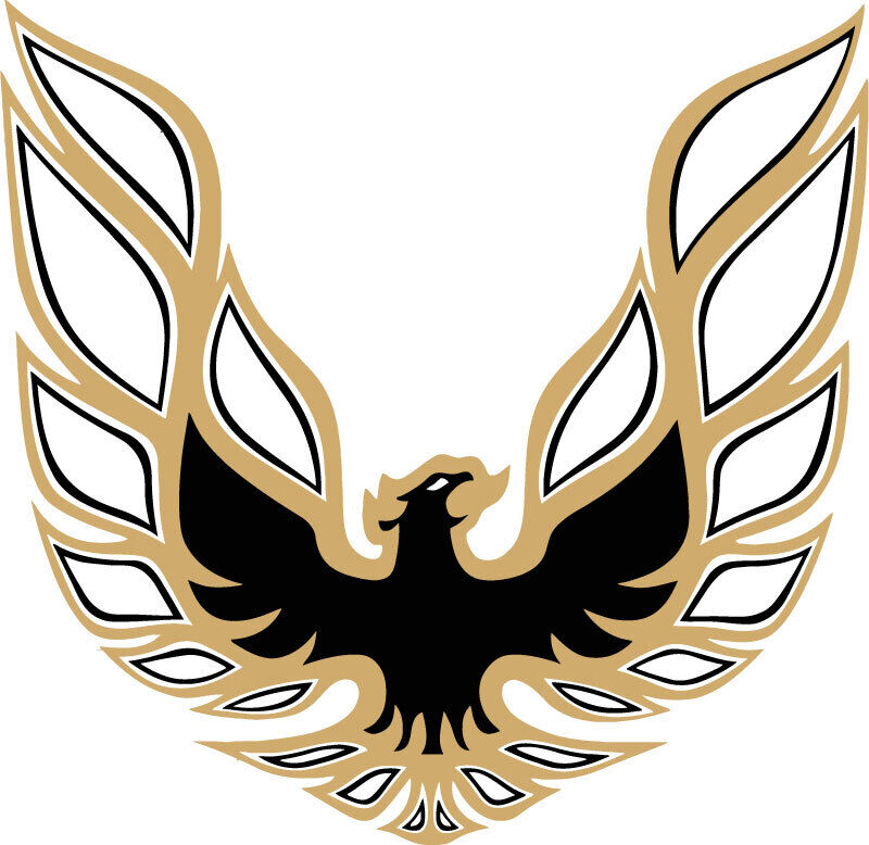 Trans Am Eagle Light Gold Decal   ~  Vinyl Car Wall Sticker - Small to XLarge