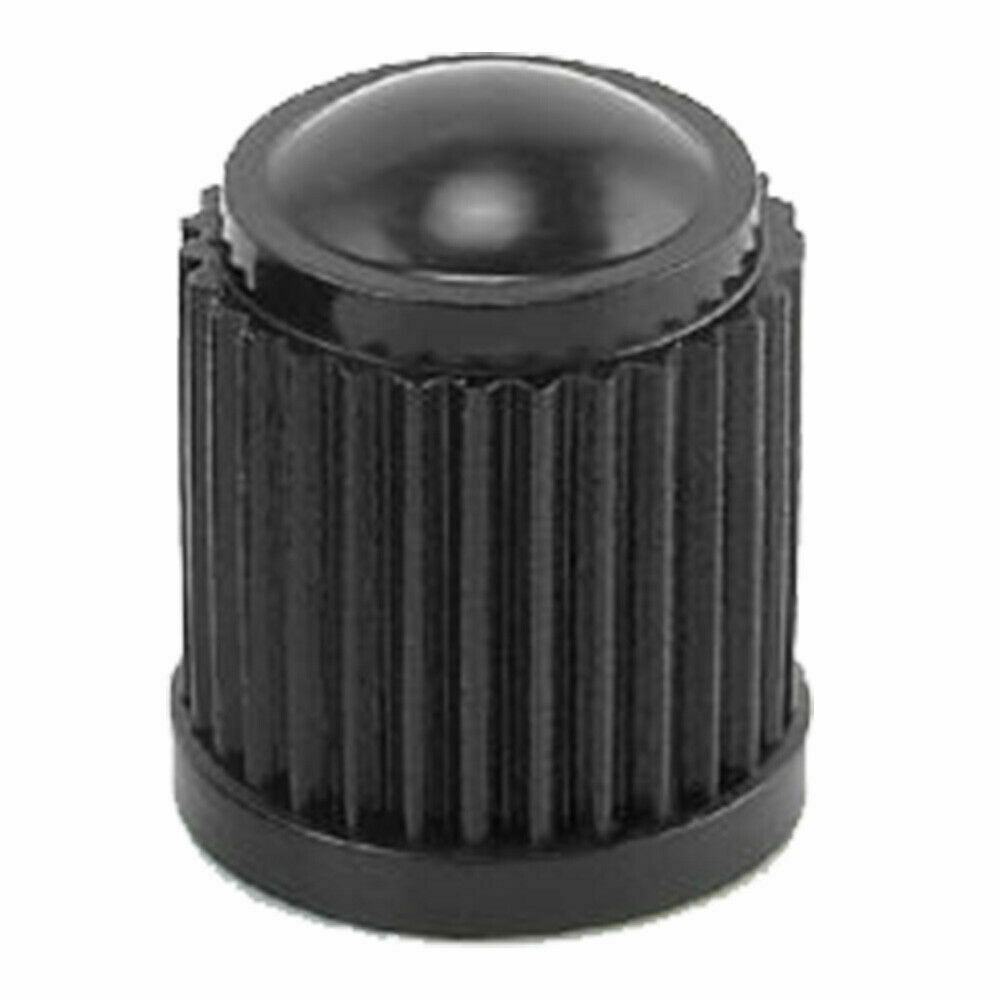 8X BLACK Plastic Tire Valves Air Dust Cover Stem Caps for Wheel Car SUV Bike 