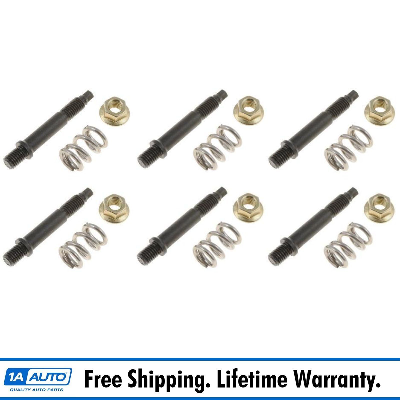 Dorman Exhaust Manifold to Front Pipe Stud & Spring 6 Piece Kit for GM New