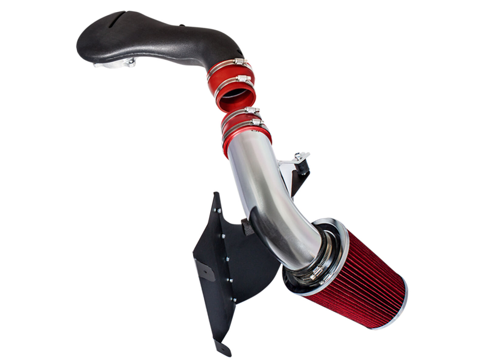 Cold Heat Shield Air Intake + RED Filter for 96-01 GMC Jimmy 4.3L V6